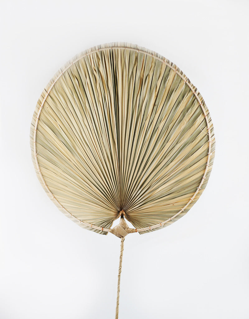Dried Palm Leaf Oval