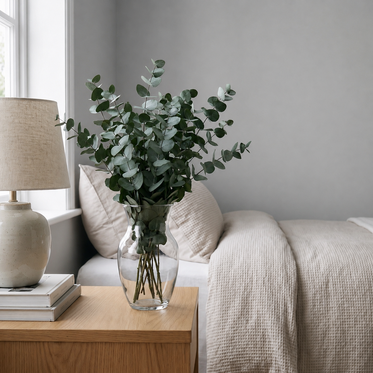 Preserved Eucalyptus Stems - Cinerea Green/Grey Bunch, 60 cm