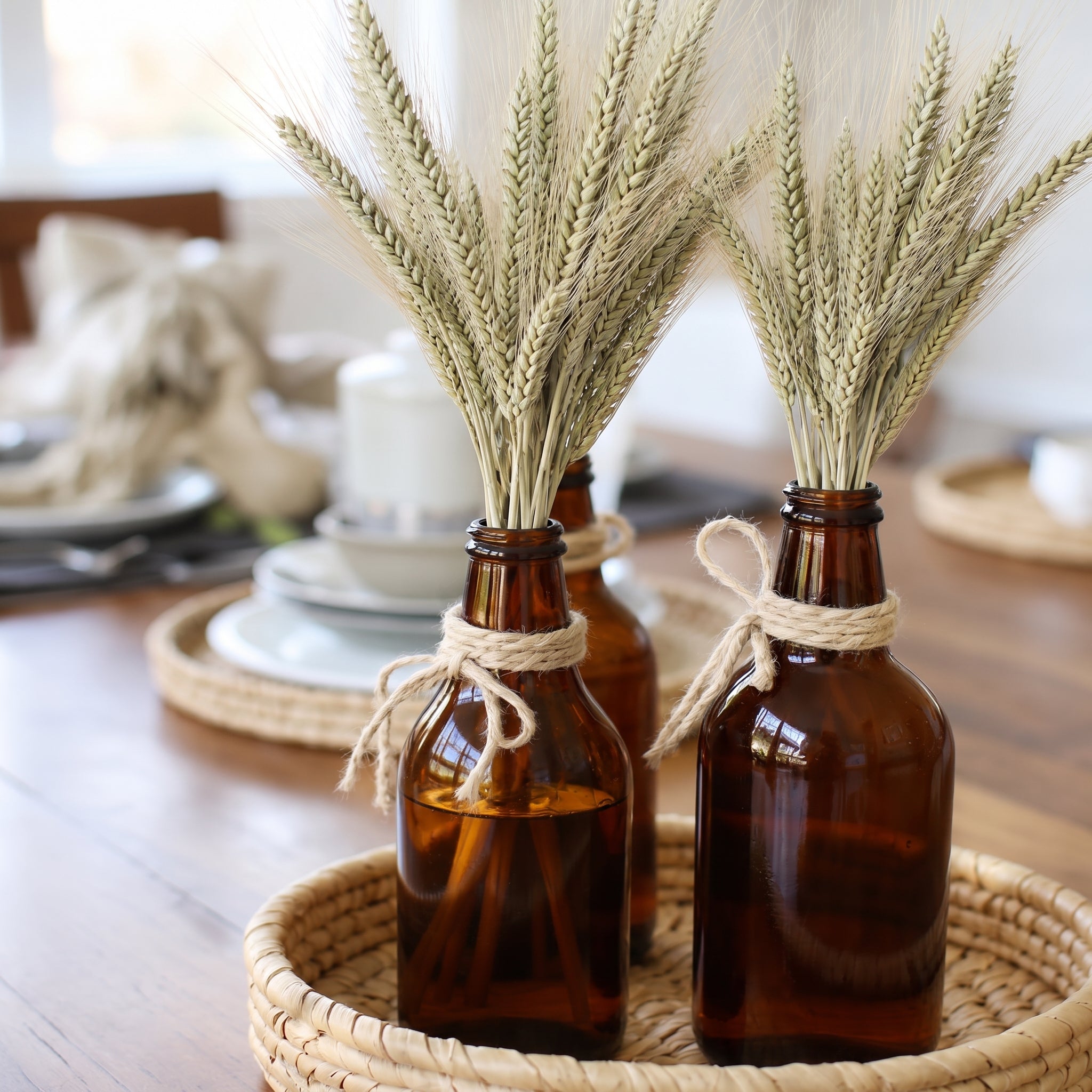 Dried Hordeum (Barley) - Natural Bunch, 60 cm,