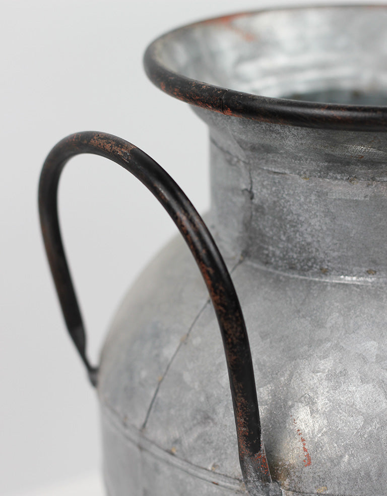 metal vase for flowers