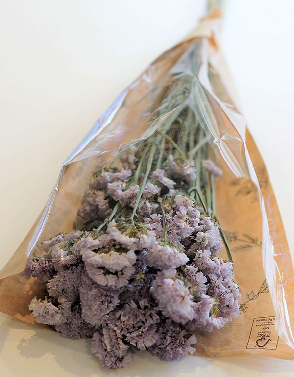 Dried Statice - Pale Lilac Bunch,
