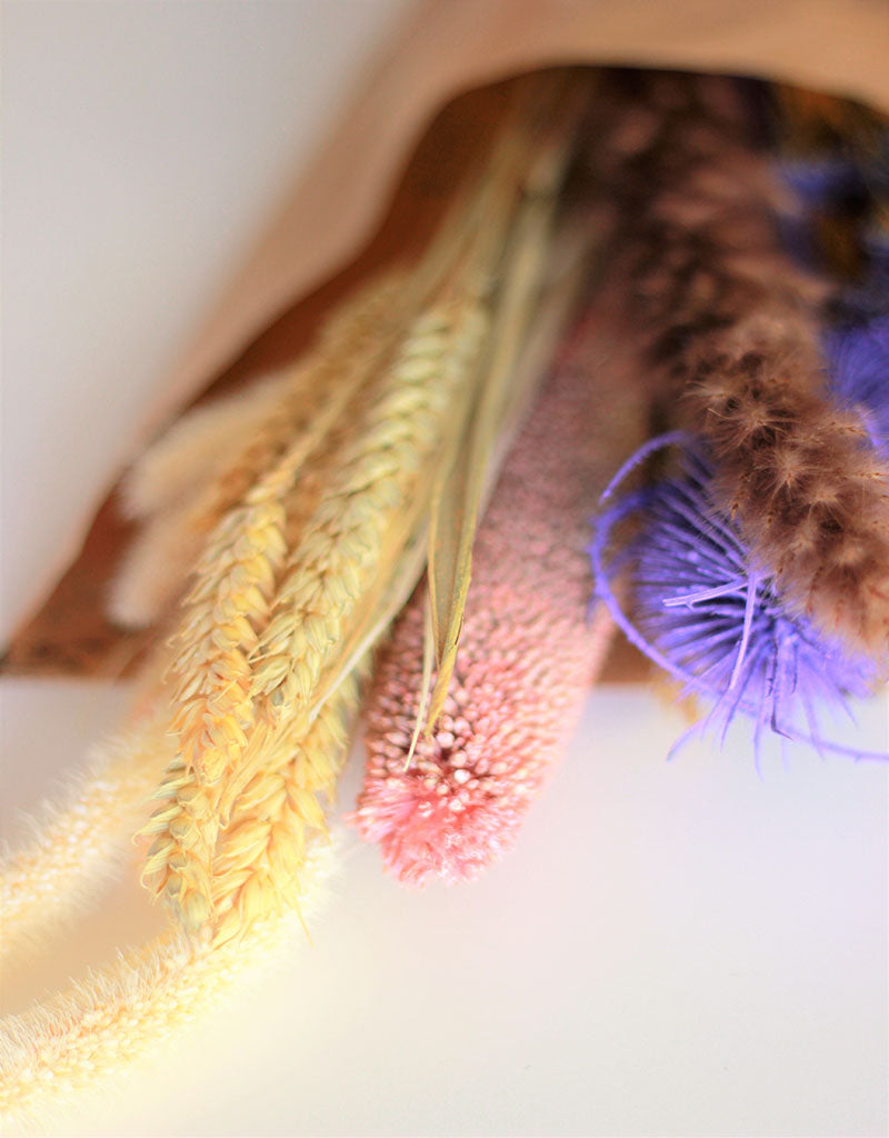 Dried Bouquet - Summer Mix Pastel, 50 cm