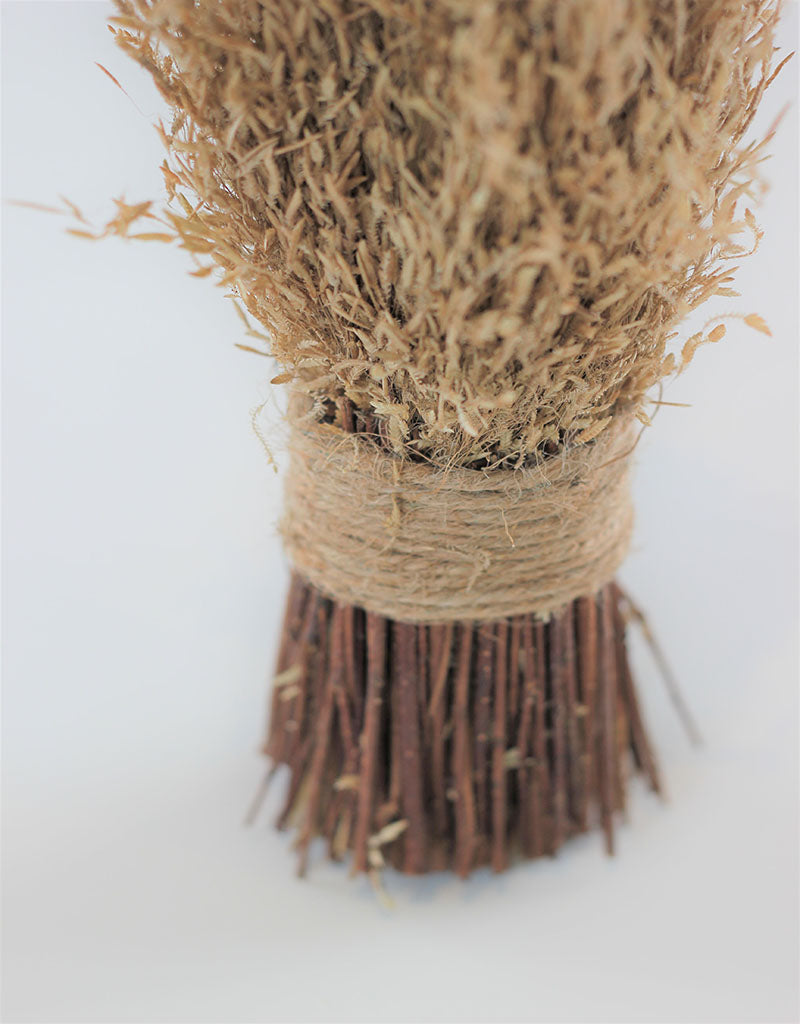 Dried Munni Grass Twig Sheaf - Natural, 20 cm