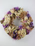 Dried Wreath - Lilac Natural