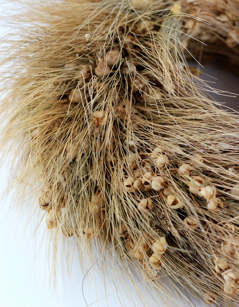 Dried Wreath - Natural
