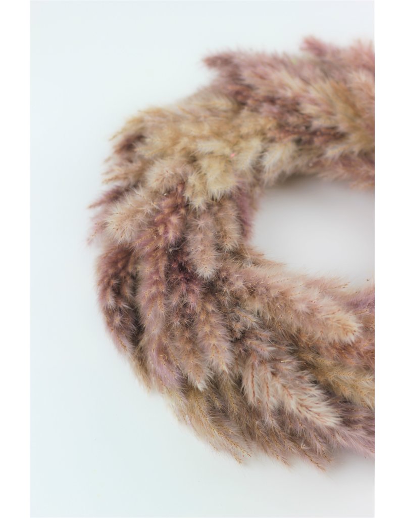 Buy Dried Pampas Grass Wreath - Natural Selection at lowest prices