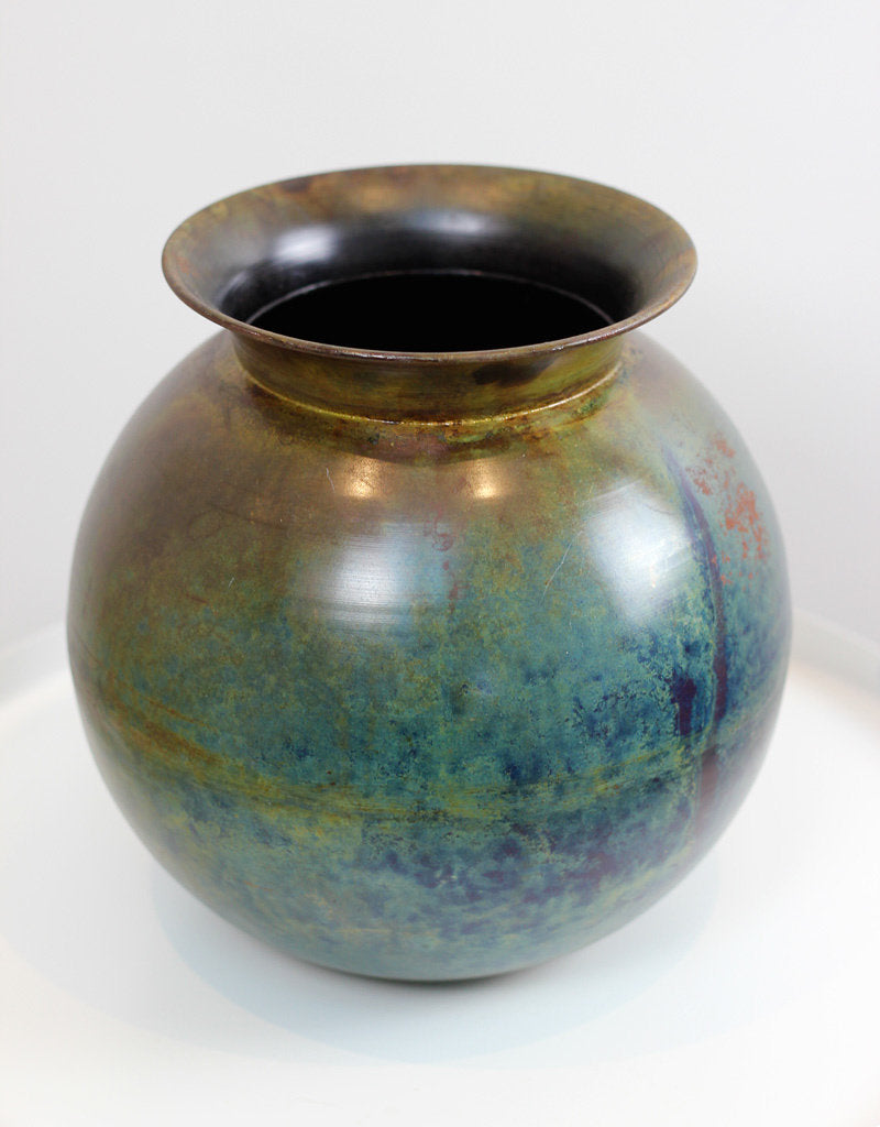 Marble Effect Metal Globe Vase Online UK