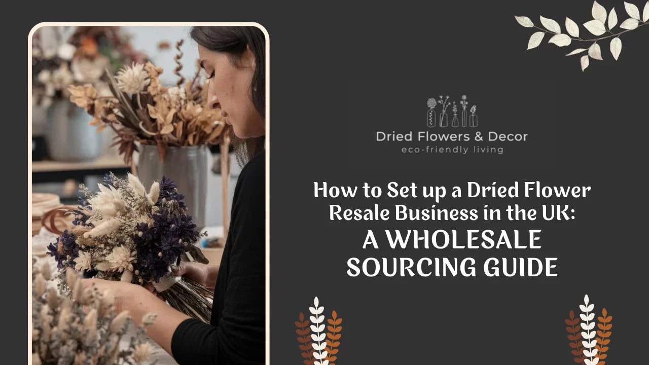 How to Set up a Dried Flower Resale Business in the UK: A Wholesale Sourcing Guide