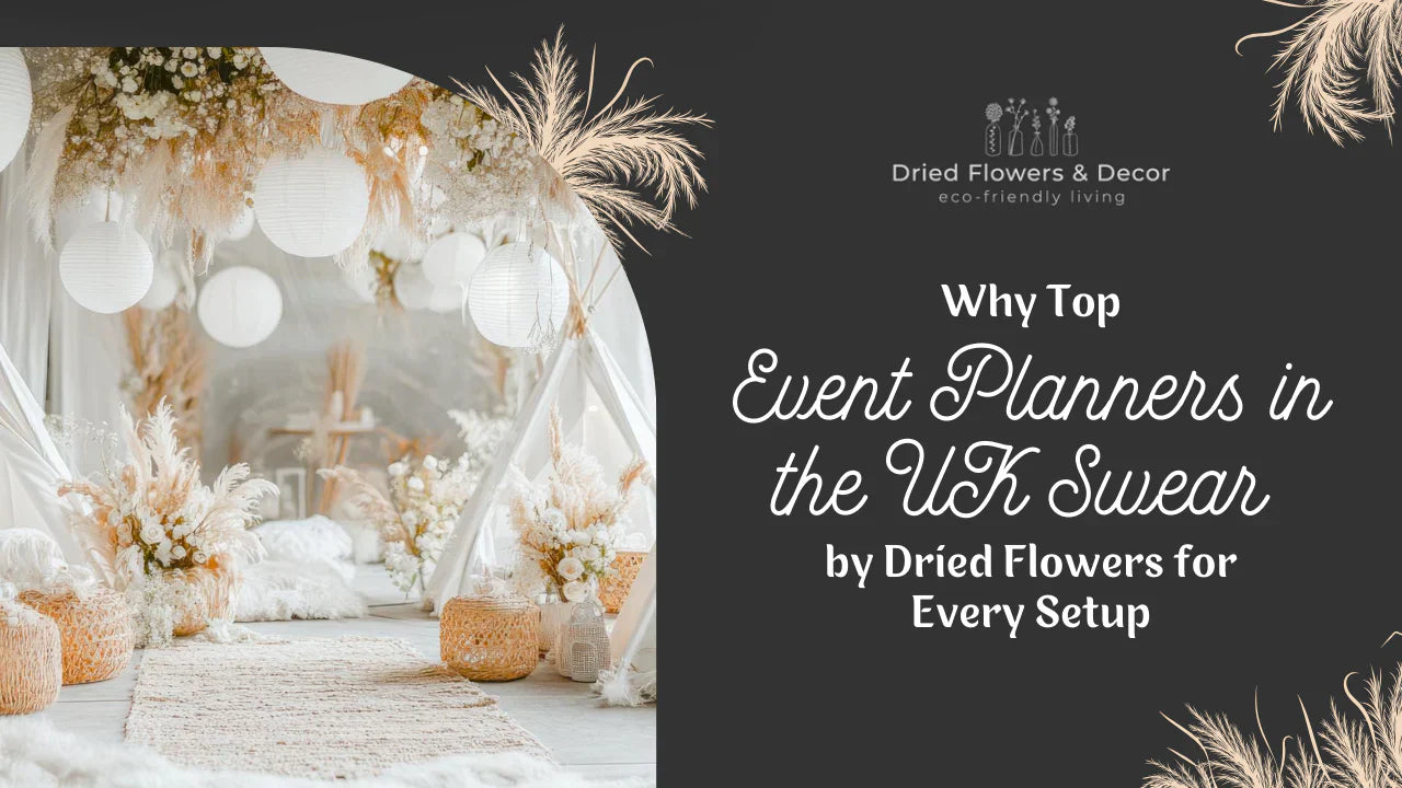 Why Top Event Planners in the UK Swear by Dried Flowers for Every Setup