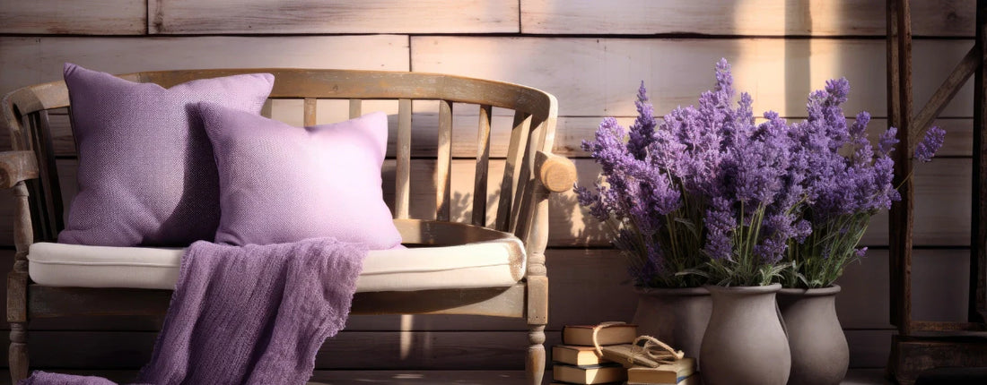 purple flowers