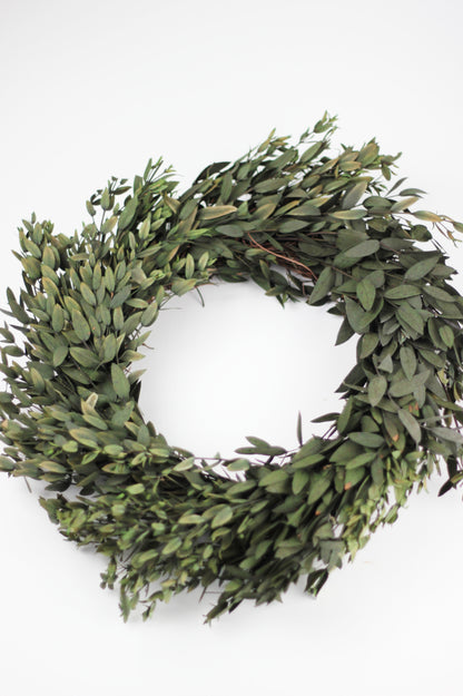 Green Eucalyptus Parvifolia Wreath