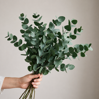 Preserved Eucalyptus Stems - Cinerea Green/Grey Bunch, 60 cm