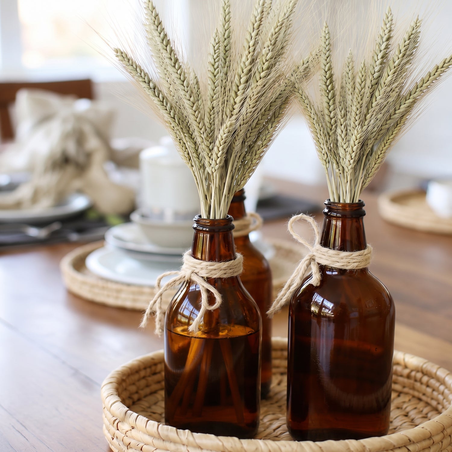 Dried Hordeum (Barley) - Natural Bunch, 60 cm,