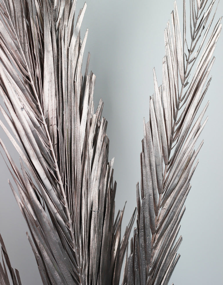 silver palm leaf