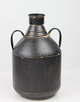 tall black vase