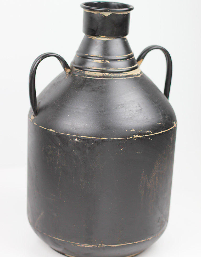 antique black vase