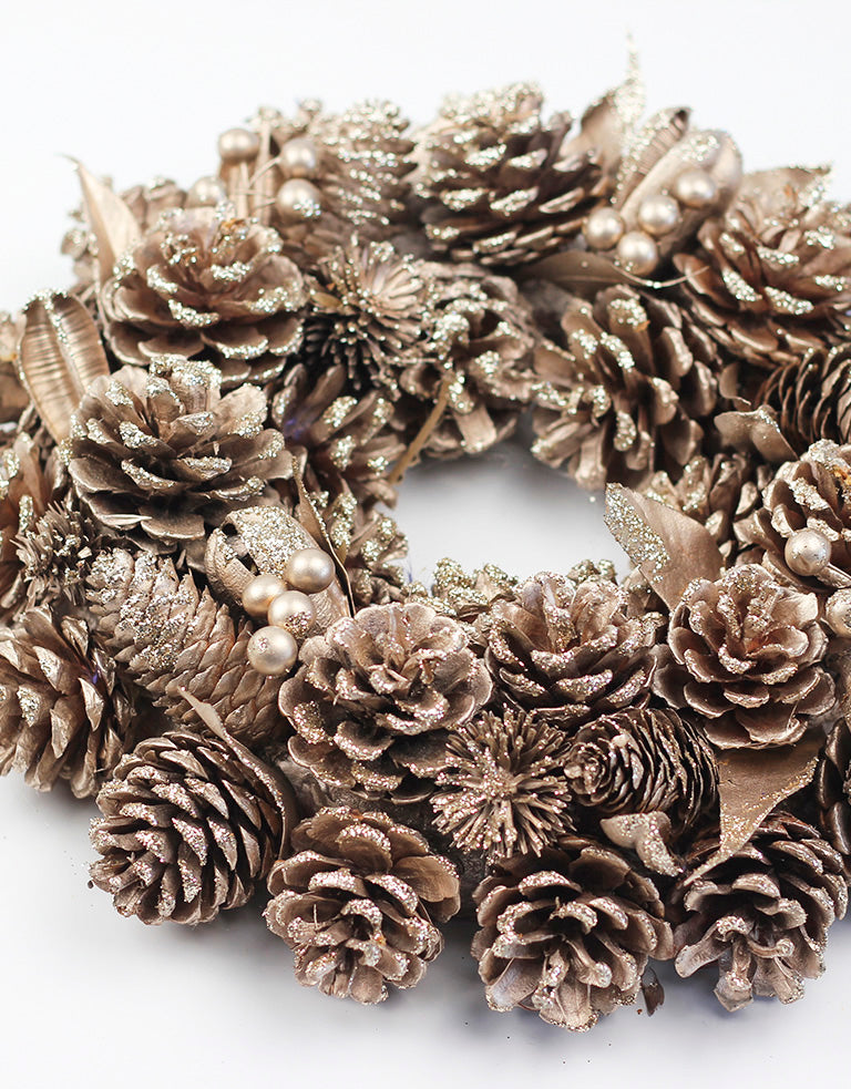 Champagne Dried  Wreath