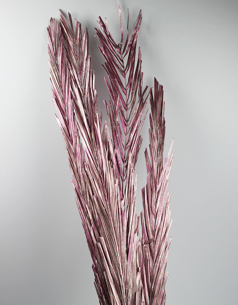 Pink Dried palm Leaf 