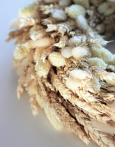 dried triticum wreath