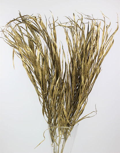 Dried Palm Leaf - Gold
