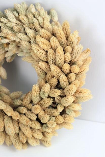 Dried Phalaris Wreath - Natural Selection