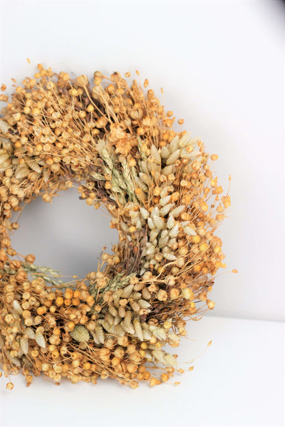 Mixed Dried Wreath - Natural Selection