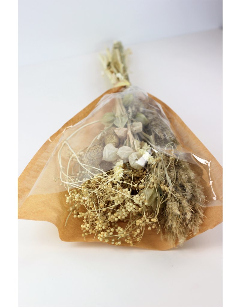 Dried Babala Bouquet - Bleached Large Selection, 60 cm