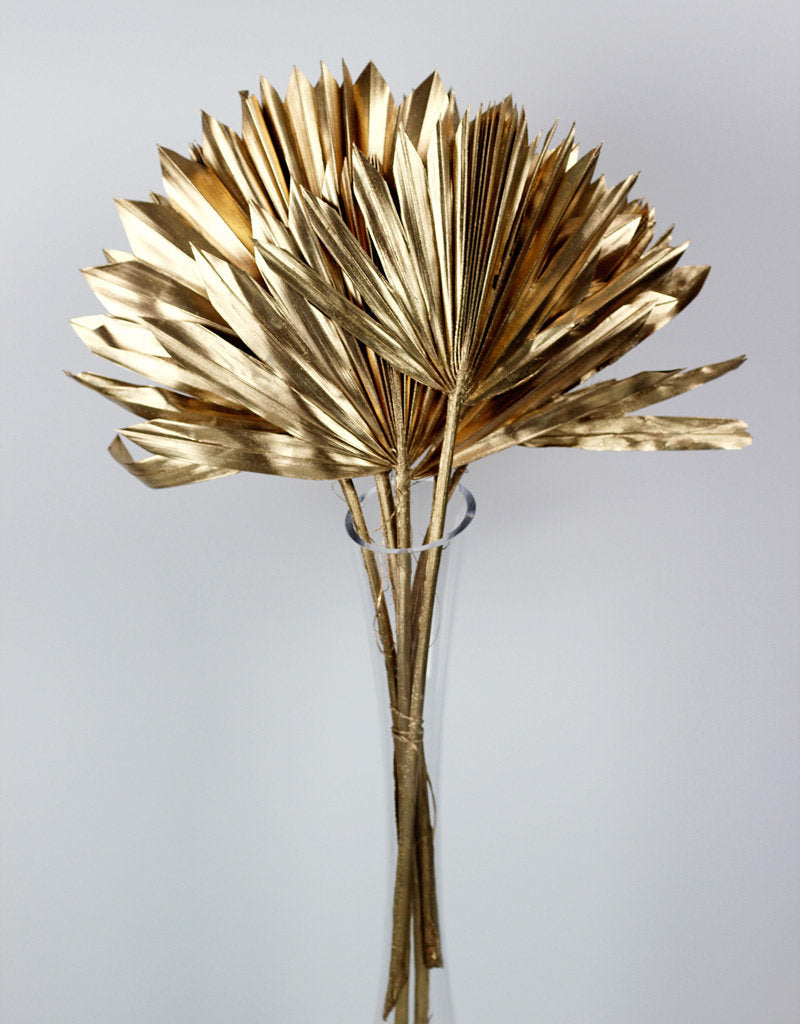 Dried Palm Sun - Antique Gold