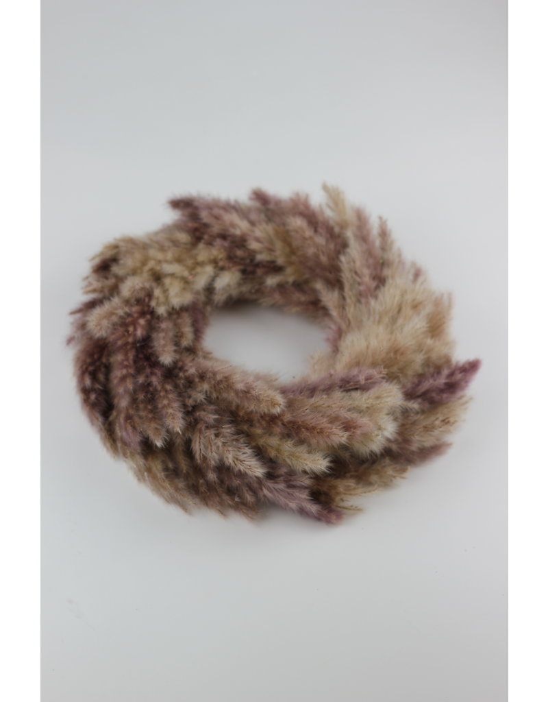 Buy Dried Pampas Grass Wreath - Natural Selection