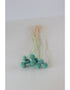 Preserved Craspedia - Turquoise Bunch